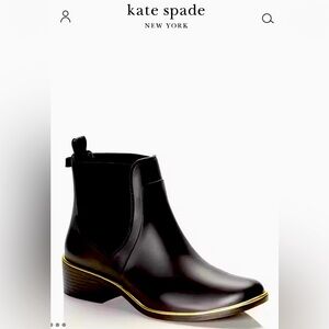 Kate Spade Sedgewick rain booties sz 8 NEVER WORN!